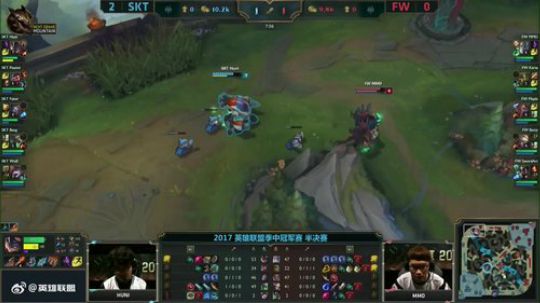 2017MSI半决赛SKTvsFW第三场