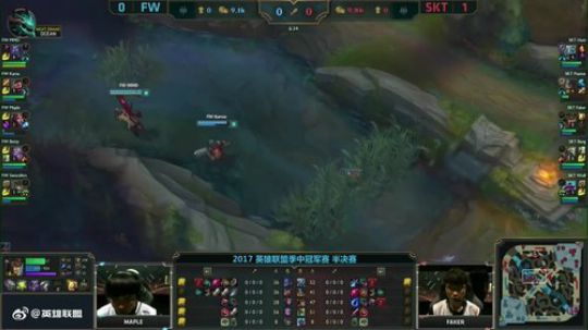 2017MSI半决赛SKTvsFW第二场