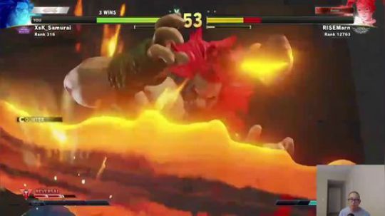 艺高人胆大之升龙骑脸!武士隆用豪鬼决战越南小胖!