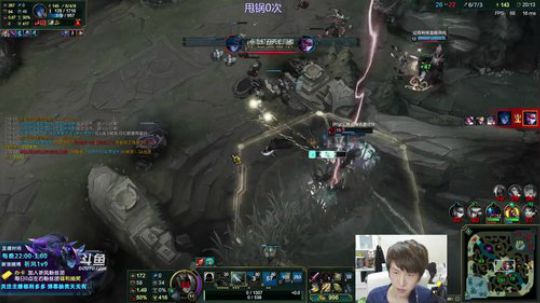 我在斗鱼看祈风1v9直播英雄联盟