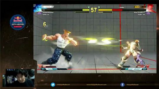 血皮之力&梅氏翻盘!街霸5梅原大吾排位战残血翻盘!