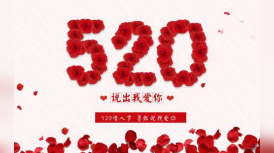 520说出我爱你