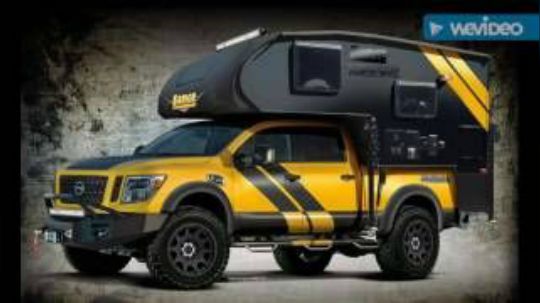 【银色】Nissan Pickup with Camper