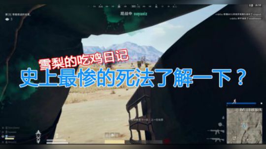 【雪梨吃鸡日记】史上最惨的死法了解一下
