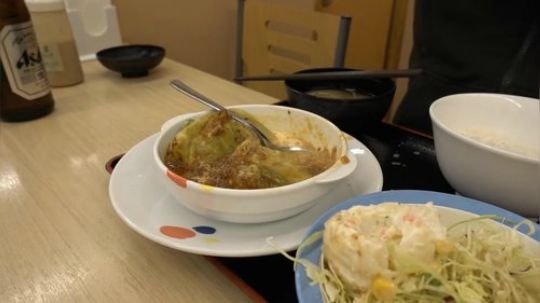 【寡默的美食家】《松屋》卷心菜包肉套餐（日语生肉）