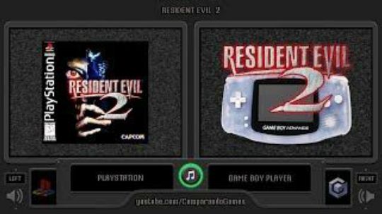 【银色】生化危机2（PS1与GBA）并排比较