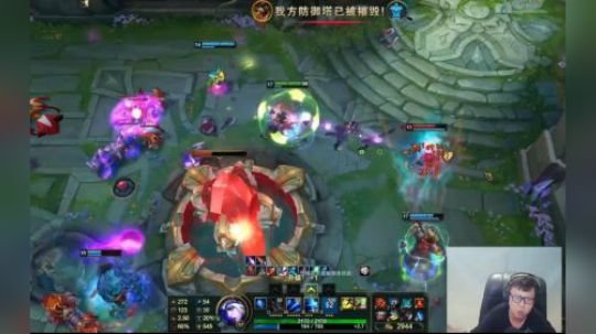 东北大鹌鹑英雄联盟LOL直播_寒冰射手精彩教学稳赢