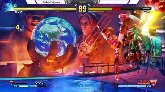 日本目前最强街霸5玩家并非浪得虚名!藤村的女忍者实战一波流!