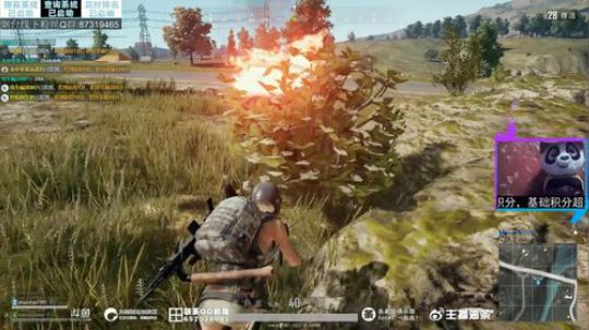 我在斗鱼看主播油条直播吃鸡游戏