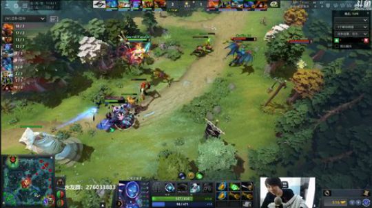 我在斗鱼看杰出哥直播DOTA2