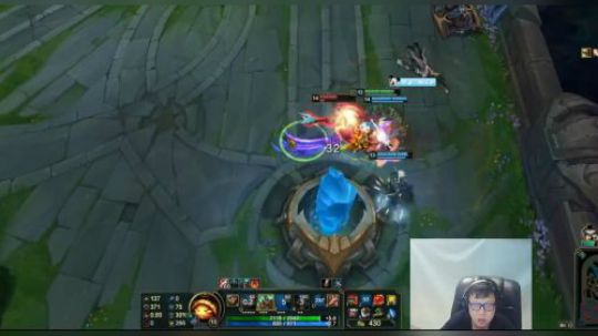 东北大鹌鹑英雄联盟LOL直播玩披甲龙龟输了