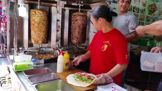 广州食品街土耳其烤肉