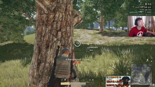 我在斗鱼看解放大官人直播吃鸡游戏