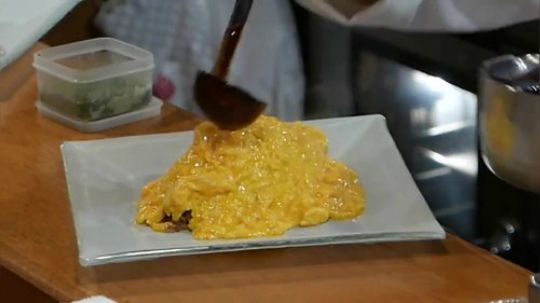 【街头美食】日本京都 蛋包饭