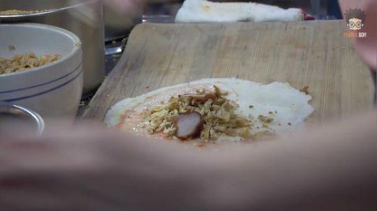 台湾风格春卷 在当地叫做润饼 味道也很特别 必尝小吃！