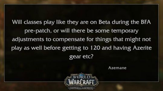 Developer Q&A with Hazzikostas