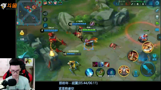 单排王者局李元芳五连绝世