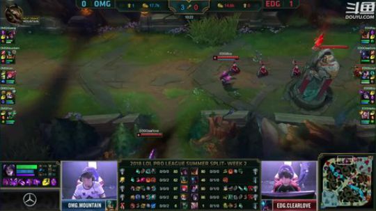 LPL夏季赛EDGvsOMG第二场-06.19