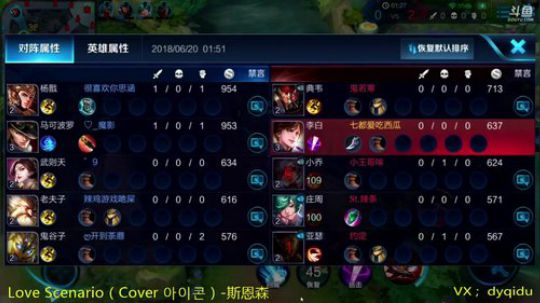 七都：李白李白李白带粉~ 2018-06-20 01点场