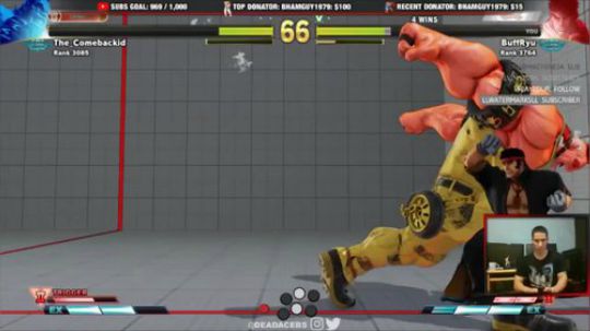 少侠一看就练过!街霸5隆用心眼完美格挡阿比盖尔VT2冲撞!