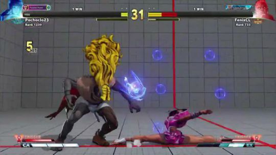 实战天秀!街霸5猫女实战中用对手的播起手成功打出大连段!
