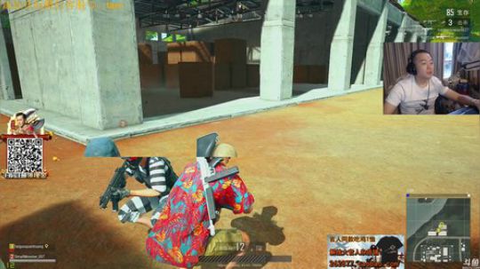 我在斗鱼看解放大官人直播吃鸡游戏