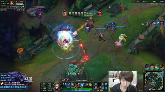 我在斗鱼看祈风1v9直播英雄联盟