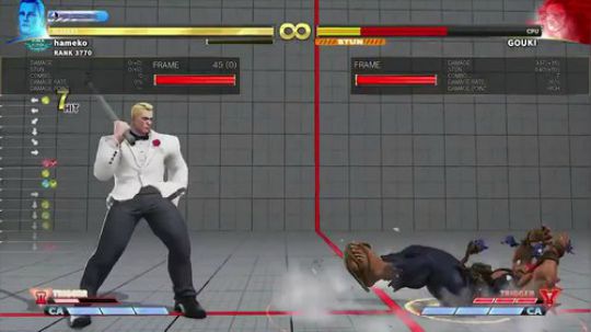 VT2指令投之后的强择!街霸5最新角色Cody压起身套路!