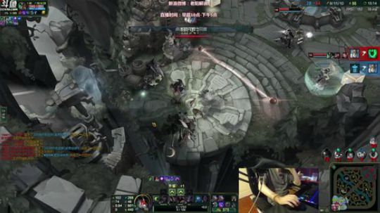 我在斗鱼看老阳解说直播英雄联盟