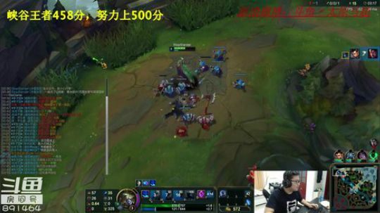 峡谷已经440分，今天目标500分 2018-07-02 18点场