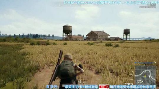 pubg防空洞起家 空投3几套 M24决赛圈1V1对面太猛