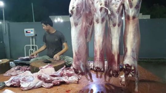 巴基斯坦卡拉奇街头这样撸串，一串羊肉要几个人吃