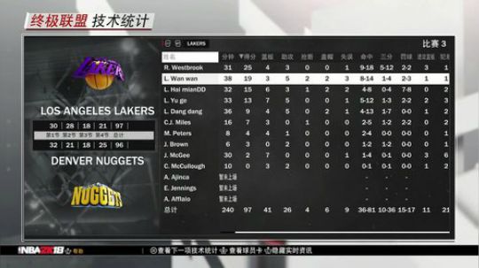 【体育经营模拟】NBA孟职篮欢迎你的加入 2018-07-22 23点场