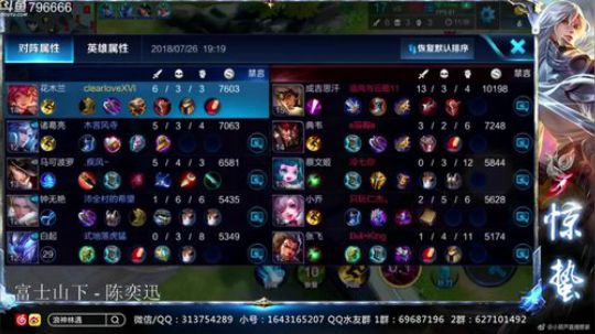 惊蜇：今夜无雪无晴  无悲喜 2018-07-26 18点场