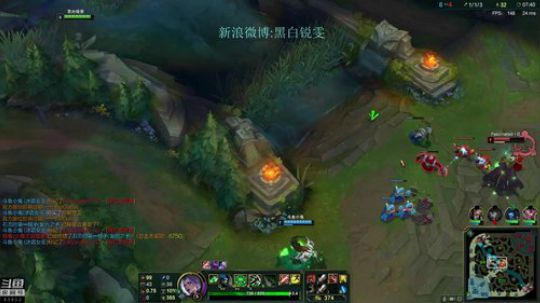 黑白,我只喜欢玩锐雯 2018-07-27 21点场