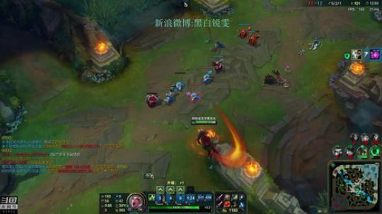 黑白锐雯,玩小号乱砍 2018-07-28 23点场