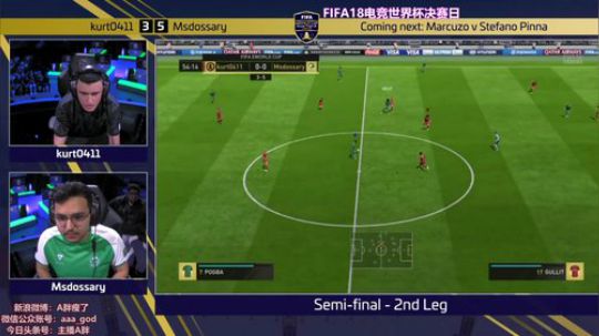 FIFA18电竞世界杯伦敦半决赛