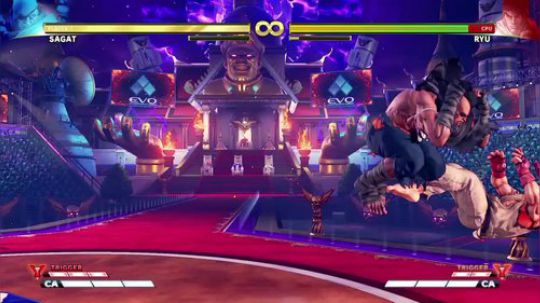 移动升龙猛如虎!街霸5新DLC角色沙加特移动升龙范围测试!