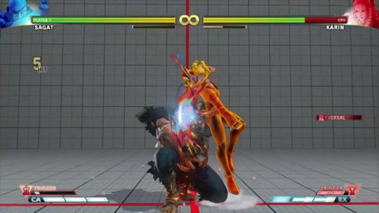 压起身后VT2发动一套死!街霸5新DLC角色沙加特教学!