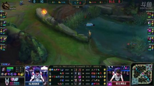 LPL夏季赛斗鱼解说台-BLGvsIG-第一场-8.7