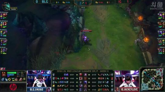 LPL夏季赛斗鱼解说台-BLGvsIG-第二场-8.7