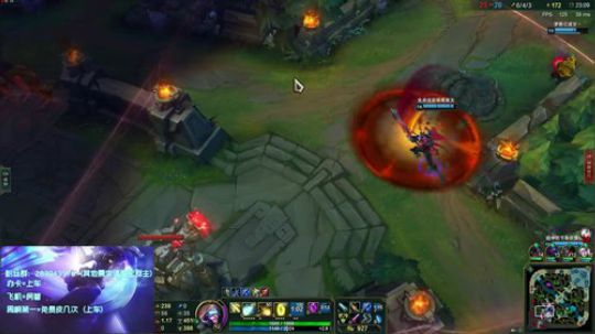 GL上单 ：剑姬鳄鱼瑞兹青钢影亚索 2018-08-09 22点场