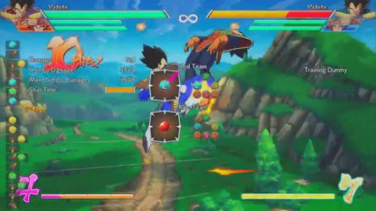 邪恶而又强大的赛亚人王子!龙珠战士Z基础贝吉塔loop连段!