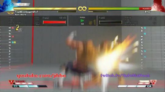 对波性能优秀!街霸5新角色沙加特可以轻松对策发波角色!