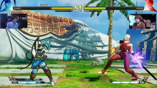 步步为营的拿棍小姐姐!日本街霸5周赛惊现Falke翻盘!