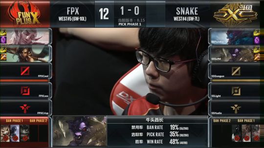 2018LPL夏季赛-FPXvsSnake-第二场-8.18