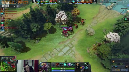 NB教练带你看TI8!专业! 2018-08-17 23点场