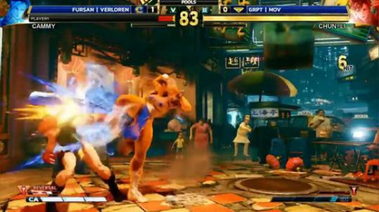 顶级加米被春丽打P!加米杀手MOV进攻行云流水!