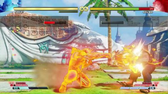 三连移动指令!街霸5新角色沙加特的秀手法小连招!