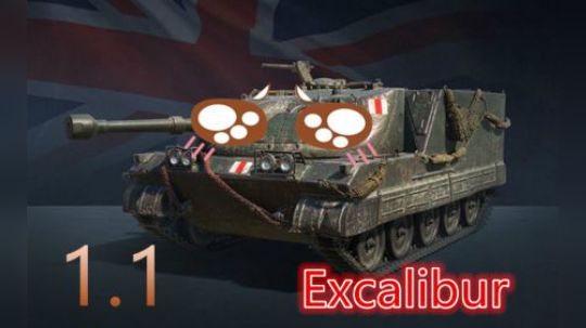 拎大侠坦克世界1.1 任务虫子车 Excalibur